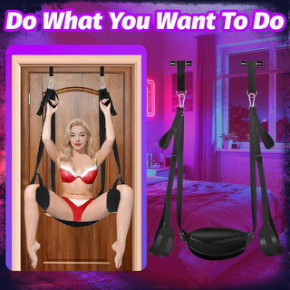 AxionElite Adjustable Door Sex Swing with Padding