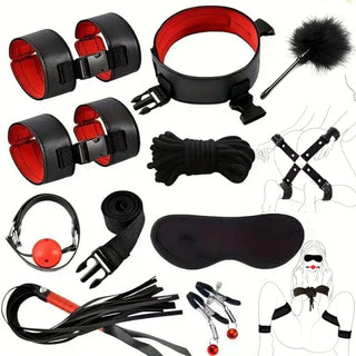 RedRitual 11-Piece BDSM Bondage Kit