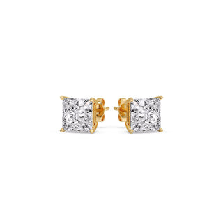 Princess Cut Diamond Stud Earring