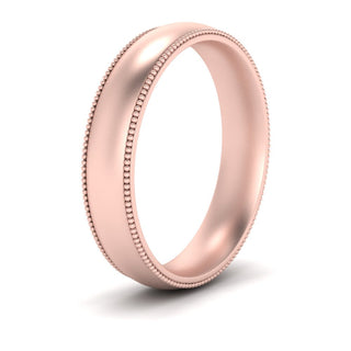 Milgrain Wedding Band | 4 mm