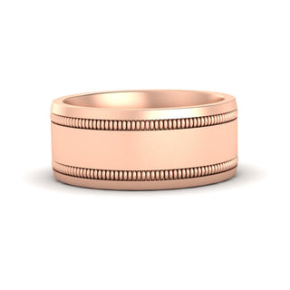 5 mm Mens Band Double Milgrain - MENAGERIE Intimates MENS Lingerie