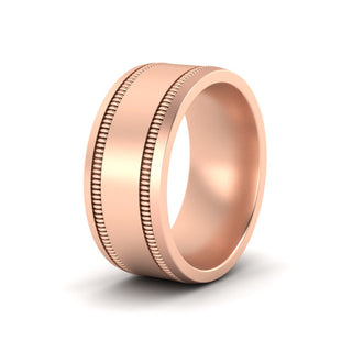 5 mm Mens Band Double Milgrain - MENAGERIE Intimates MENS Lingerie
