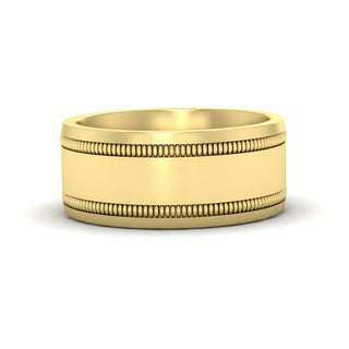5 mm Mens Band Double Milgrain - MENAGERIE Intimates MENS Lingerie