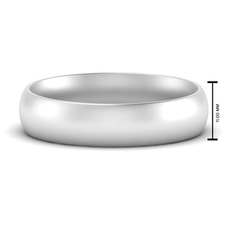 Comfort Fit Mens Wedding Band