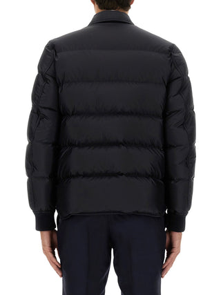 Tom Ford Men "Techno Satin" Padded Jacket