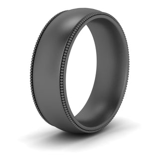 Milgrain Wedding Band | 4 mm