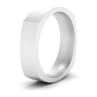 Square Wedding Band | 4 mm - MENAGERIE Intimates MENS Lingerie