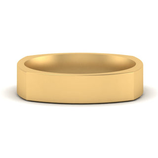 Square Wedding Band | 4 mm - MENAGERIE Intimates MENS Lingerie