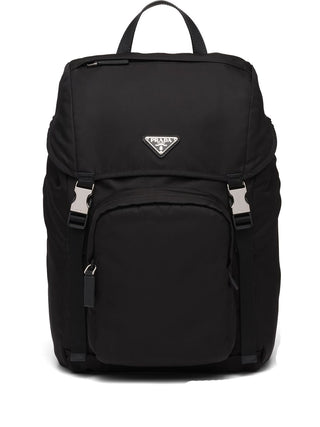 Prada Men Re-Nylon And Saffiano Leather Backpack