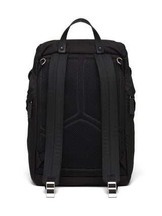 Prada Men Re-Nylon And Saffiano Leather Backpack
