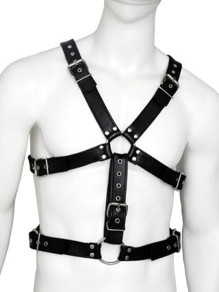 Double Folded Harness - MENAGERIE Intimates MENS Lingerie
