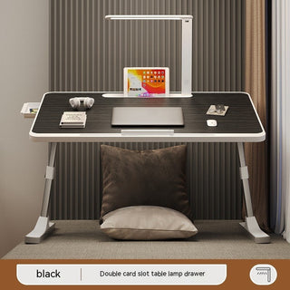 Adjustable Foldable Desk with Lamp & USB