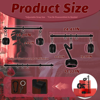 BlackSteel Modular BDSM Spreader Bar