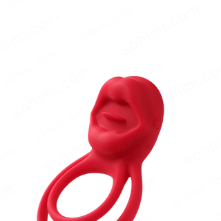 2 in 1 Tongue Clicking Stimulation Vibrating Egg and Double Cock Ring