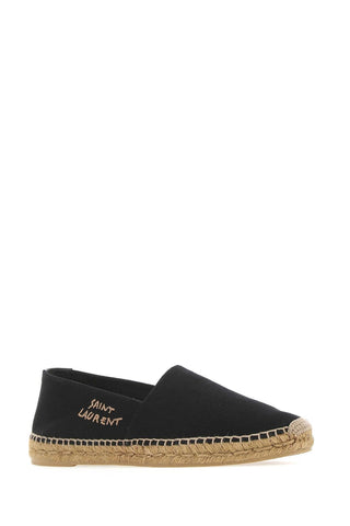 Saint Laurent Black Canvas Espadrilles