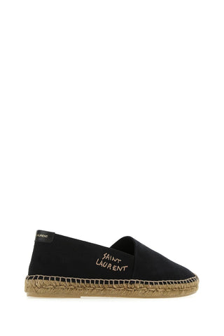 Saint Laurent Black Canvas Espadrilles