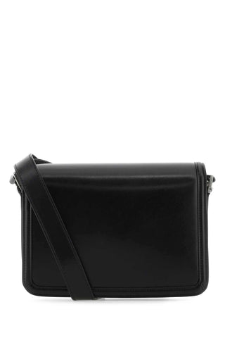 Saint Laurent  Black Leather Solferino Shoulder Bag