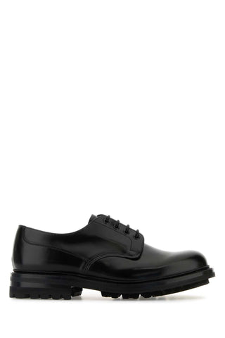 Church's Men Black Leather Mc Neil Lw Lace-Up Shoes