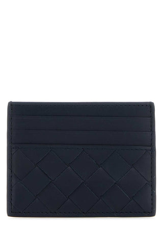 Bottega Veneta Men Two-Tone Leather Intrecciato Card Holder