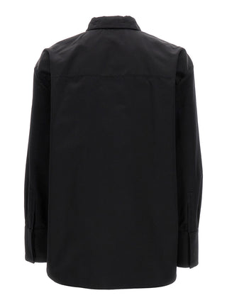 Oversize Satin Shirt In Silk