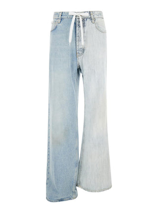 Balenciaga  'Fifty-Fifty Asymmetric denim