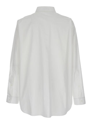 Balenciaga White Shirt With Pointed Collar In Cotton Man