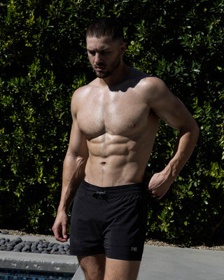 Swim Shorts Solid Black