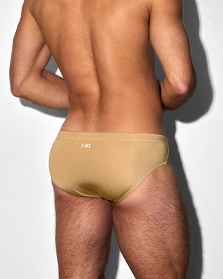 Swim Brief Solid Champagne Nude