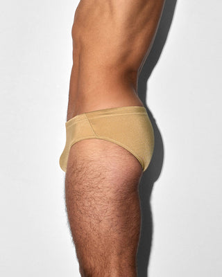Swim Brief Solid Champagne Nude