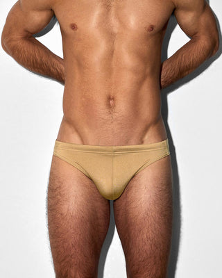 Swim Tanga Solid Champagne Nude