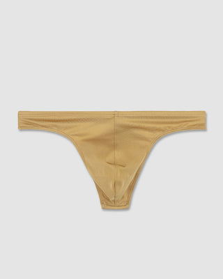 Swim Thong Solid Champagne Nude