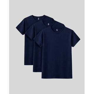 Crew Neck T-Shirt | 3 Pack