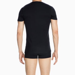 Classic | V Neck Tee-Shirt  | Navy