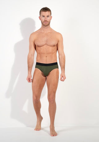 Supersoft | Mini Briefs | Khaki Green