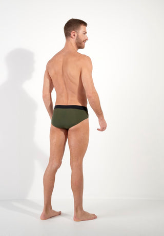 Supersoft | Mini Briefs | Khaki Green