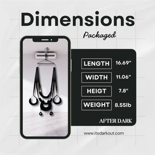 MidnightEclipse 360° Spinning Ceiling-Mounted Sex Swing