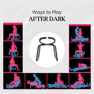 PassionRide Multifunction Sex Position Enhancer Chair with Handrail - MENAGERIE Intimates MENS Lingerie