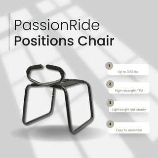 PassionRide Multifunction Sex Position Enhancer Chair with Handrail - MENAGERIE Intimates MENS Lingerie
