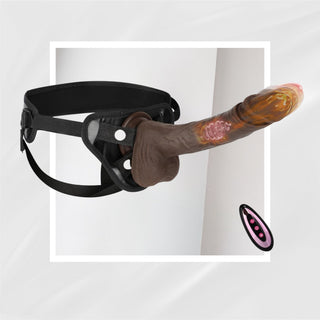 EmberMotion Thrusting Strap-On Dildo | 8.66" Remote, Heating
