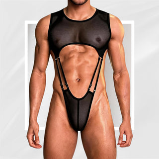 Fishnet Thong Bodysuit