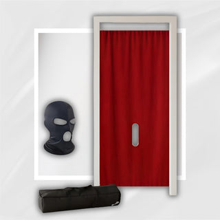 Portable Glory Hole Kit | RED | Mask and Case