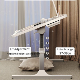 Adjustable Foldable Desk with Lamp & USB