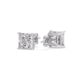 Princess Cut Diamond Stud Earring