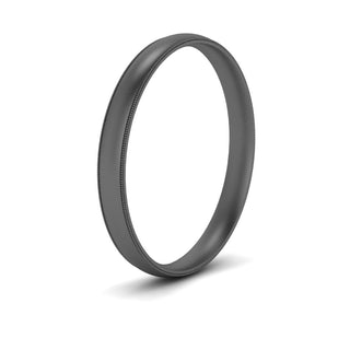 Milgrain Wedding Band | 4 mm