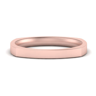 Square Wedding Band | 4 mm - MENAGERIE Intimates MENS Lingerie