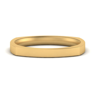 Square Wedding Band | 4 mm - MENAGERIE Intimates MENS Lingerie