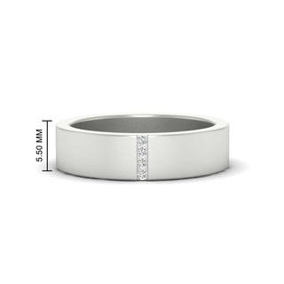 4 Stone Diamond Wedding Band