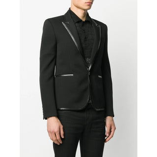 High-shine Collar Blazer
