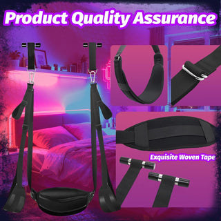 AxionElite Adjustable Door Sex Swing with Padding