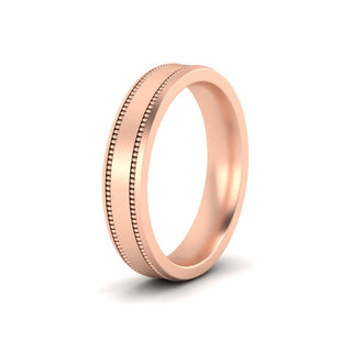 5 mm Mens Band Double Milgrain - MENAGERIE Intimates MENS Lingerie